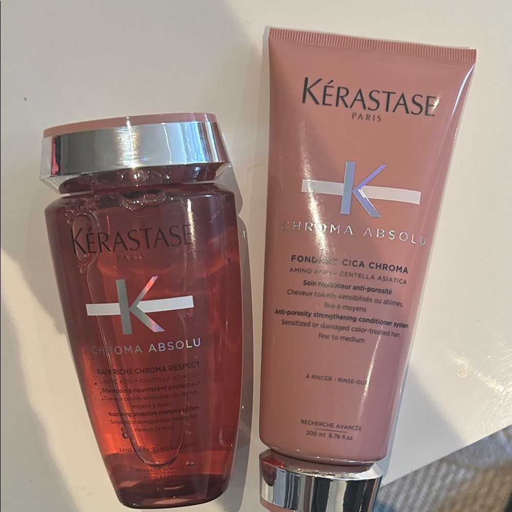 Kerastase Chroma Absolu Hair Care Set - shampoo/conditioner, new! Sealed.